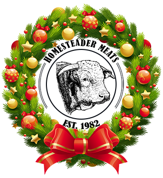 Homesteader Meats Logo (FULL-SMALLEST) Christmas (November 2022)